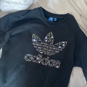 Adidas crew neck hoodie